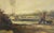 Mid-19th Century English Oil on Canvas Landscape Painting "Across the Field" For Sale - Image 4 of 6