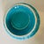 Blue Mid 20th Century Turquoise Ceramic Bowl With Lid, Vintage For Sale - Image 8 of 15