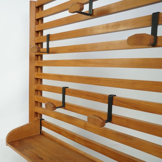 Coat Rack attributed to Le Corbusier and Charlotte Perriand, 1950s For Sale - Image 6 of 11