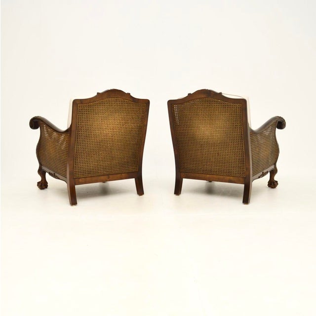 Vintage Swedish Bergere Chairs in Satin Birch, 1920, Set of 2 For Sale - Image 4 of 13