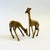 Mid-Century Modern Vintage Brass Giraffes - Set of 2 For Sale - Image 3 of 10