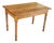 Vintage American Country Farmhouse Pine Library Table Desk Dining Breakfast Table For Sale