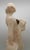 Art Nouveau Carved Alabaster and Bronze Dancer, 1890s For Sale - Image 8 of 18