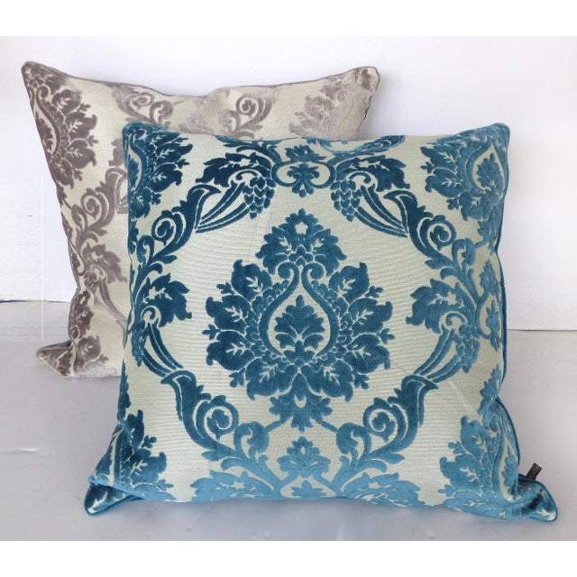 Velvet Square Pillows A Pair Chairish