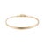 Bony Levy 14k Yellow Gold Thin Hinged Bangle Bracelet For Sale - Image 4 of 8