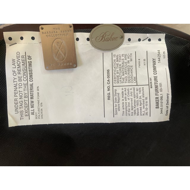 2000 - 2009 Authentic Barbara Barry for Baker Dining Chairs - Retail $31,836 For Sale - Image 5 of 18