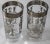 Glass Vintage Kimiko Signed Silver High Ball Glasses Set of 8 With Carrying Caddy 60's For Sale - Image 7 of 13