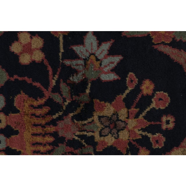 Blue Oversized Antique Shahrestan Rug in Blue With Floral Patterns, From Rug & Kilim For Sale - Image 8 of 11