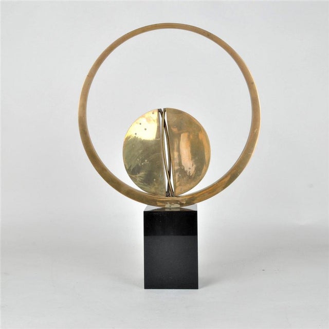 Carmello Cappello, Sculpture on Base, 1978, Bronze & Wood For Sale - Image 9 of 15