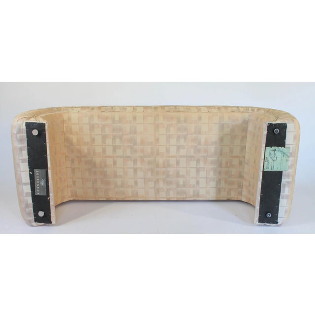 Textile Vintage Waterfall Bench by Bernhardt Flair For Sale - Image 7 of 12