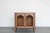 Mid century double door walnut nightstand with stone top This nightstand has minor wear Dimensions; 24" Width x 19" Depth...