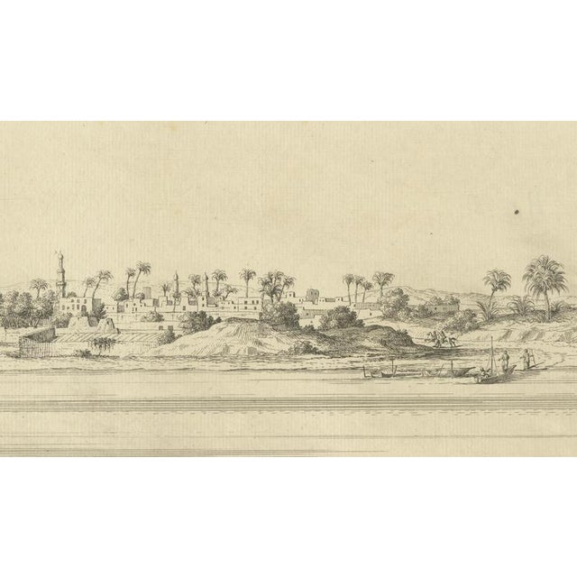 Cairo on the Nile with Distant Pyramids, 1755, Engraving For Sale - Image 5 of 9