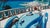Monaco Grand Prix I Collective Bap Vietnam Art Blue Coastal Racing Scene Large For Sale - Image 4 of 13