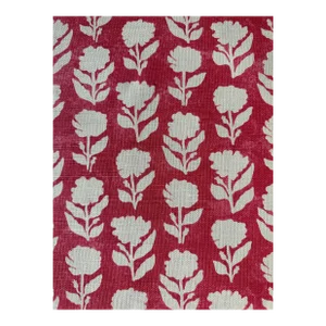 Anna Spiro Marigold Solid Fabric Linen Bright Pink 4 1/2 Yards