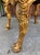 Wood Antique Regency Giltwood Camel Head Bench With Clarence House Zebra Seat - 1 of 2 For Sale - Image 7 of 8