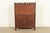 Antique English Victorian or Gothic Revival Carved Walnut Drop Front Secretary Desk | Circa 1880s For Sale - Image 13 of 14