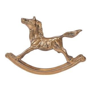 Brass Rocking Horse For Sale