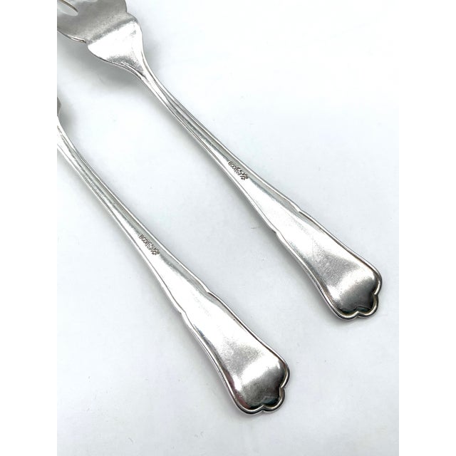 Model 122 Fish Cutlery Service in 800 Silver with Egyptian Decor from Gebrüder Köberlin, 1905, Set of 12 For Sale - Image 13 of 14