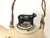 Artisan Teapot Hand Crafted Farm Livestock Black on White Cows & Birds Signed SO This Artisan teapot is handcrafted with a...