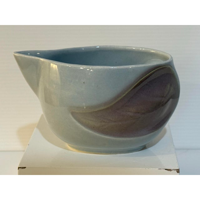 Ceramic Mid 20th Century Laurentian Pottery “Tundra” Quebec Canadian Syrup Jug 3” T For Sale - Image 7 of 12