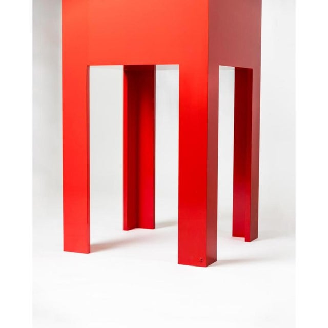 Contemporary Amedeo Vase in Powder-Coated Aluminum by Altreforme For Sale - Image 3 of 7