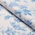 English Sample - Borastepeter Blomslinga Fabric In Blue And White For Sale - Image 3 of 4