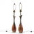 Mid-Century Modern Tony Paul for Westwood Industries Mid Century Walnut and Brass Lamps - Pair For Sale - Image 3 of 8