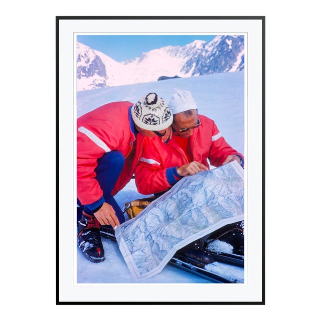 Toni Frissell 'Map Readers' Archival Pigment Print Framed in Black For Sale
