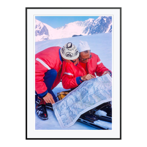 Toni Frissell 'Map Readers' Archival Pigment Print Framed in Black