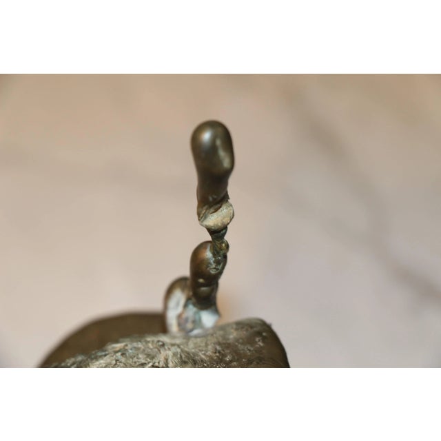 Abstract Nice Bronze in the Manner of Barry Flanagan Signed Flanagan For Sale - Image 3 of 11