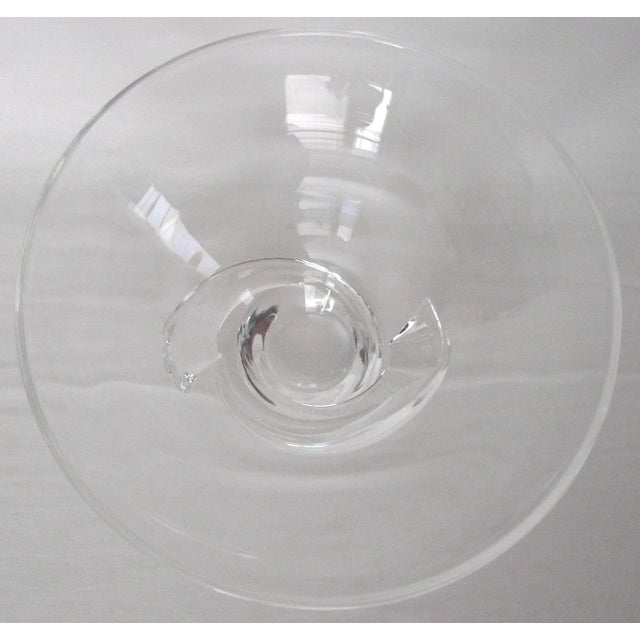 Mid-Century Modern 1950s Steuben Glass "Spiral" Bowl 8060 For Sale - Image 3 of 8