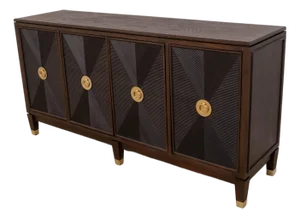 Gabby Modern Design 4 Door Console Cabinet
