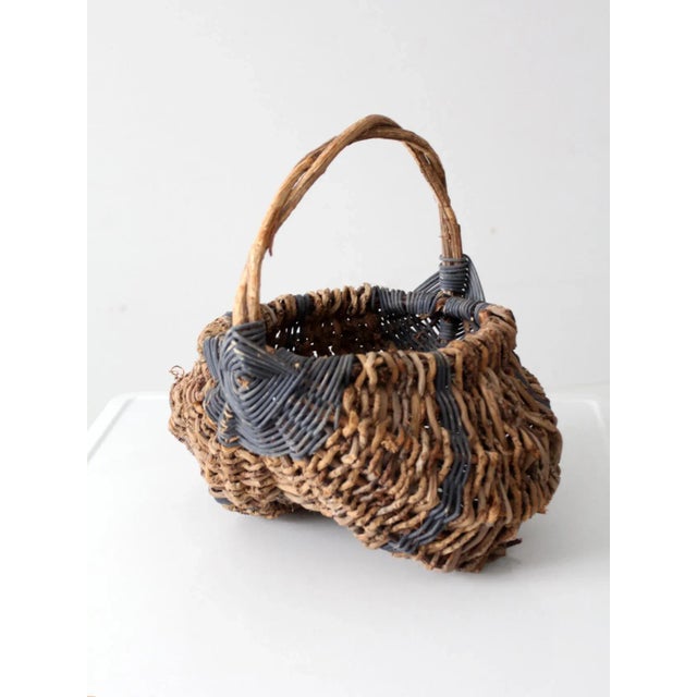 Vintage Buttocks Basket For Sale - Image 9 of 12