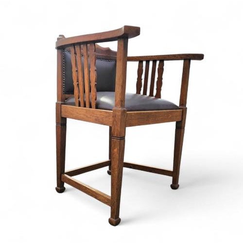2000 - 2009 Art Nouveau Lounge Chair For Sale - Image 5 of 15