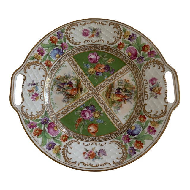 Schumann Bavaria Handled Salad Plate For Sale