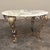 Italian Gilt Iron Régence Style Oval Marble Top Coffee Table For Sale In Dallas - Image 6 of 17