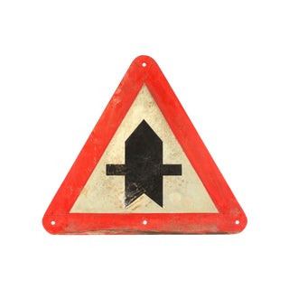 European Crossroads Street Signs - A Pair For Sale
