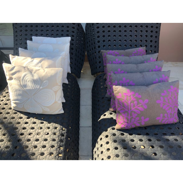 Contemporary B B Italia Canasta Custom Indoor Outdoor Pillows