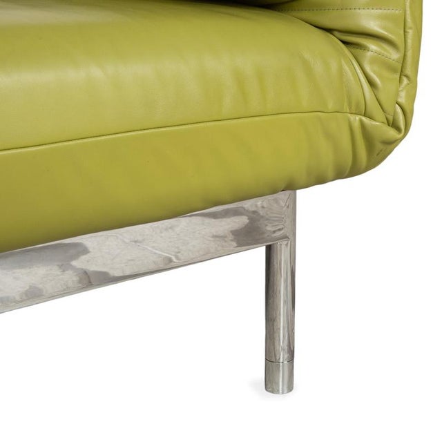 Green Plura 2-Seater Sofa in Leather from Rolf Benz For Sale - Image 8 of 17