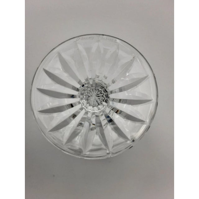 Transparent 1940s Daum Crystal Water Goblets- Set of 6 For Sale - Image 8 of 9
