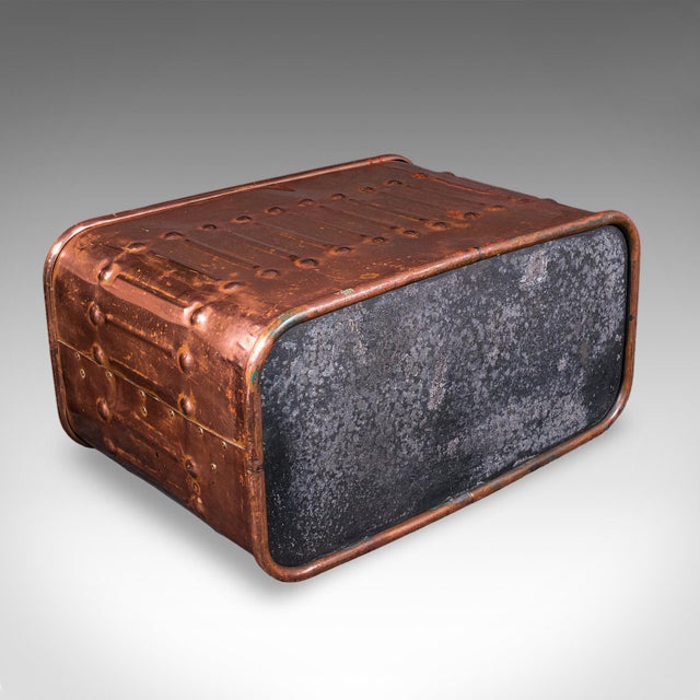Vintage Dairyman's Cooler, English Copper, Milk, Ice Cream Cool Box, Mid Century For Sale - Image 12 of 12