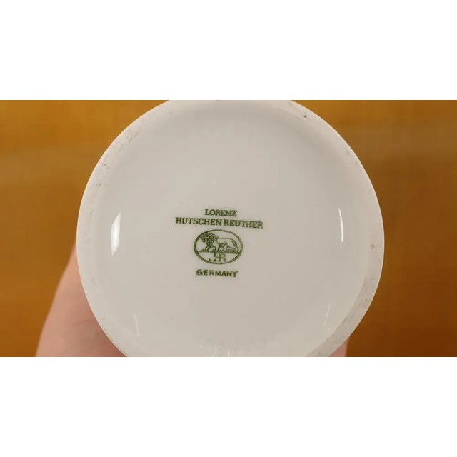 White Porcelain Vase by by Heinrich Fuchs for Lorenz Hutschenreuther For Sale - Image 11 of 13