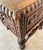 19th Century French Renaissance Hand Carved Desk or Writing Table with Carved Structure and Iron Stretcher For Sale - Image 13 of 18