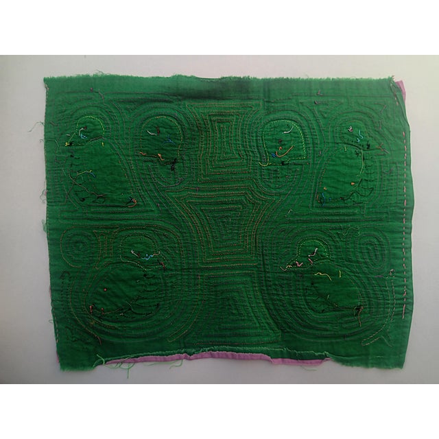 Mola Fabric by Cuna Indians from San Blas Island, Panama, 1970s, in Very Good conditions. Designed 1970 to 1979