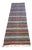 Vintage Swedish Handwoven Rag Rug in Blue and Red Tones, 1960s For Sale