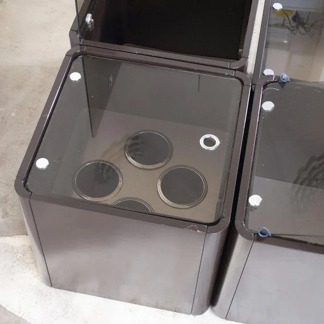 1970s Mid-Century Italian Modular Boxes, 1970s, Set of 4 For Sale - Image 5 of 10