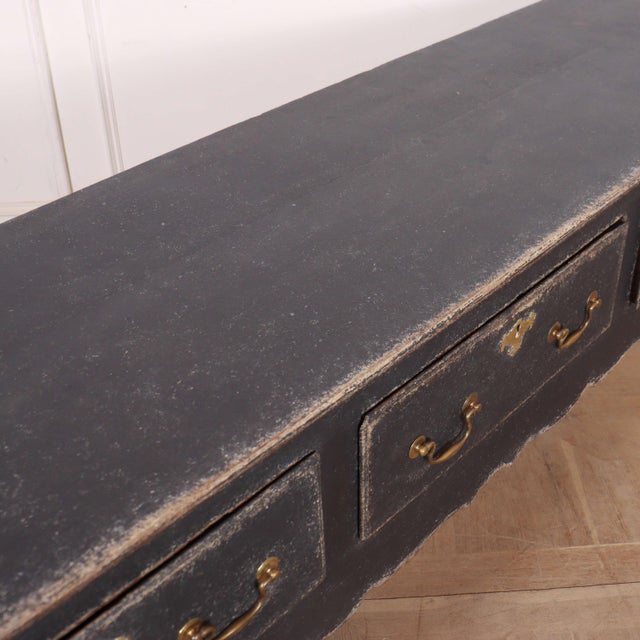 Black English Cabriole Leg Dresser Base For Sale - Image 8 of 10