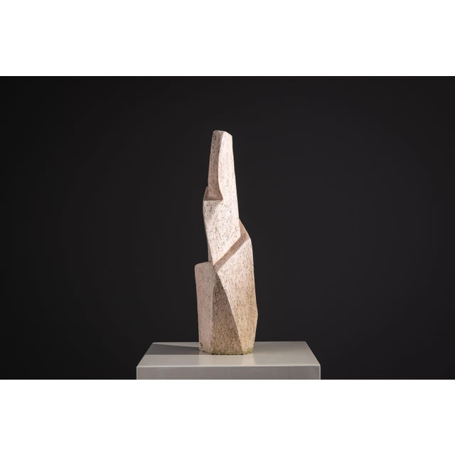 Large Abstract Monolithic Sculpture in Ceramic, 1970s For Sale - Image 15 of 15