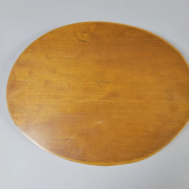 1990s Shaker Style Cherry Wood Serving Tray For Sale - Image 5 of 5
