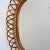 Vintage Italian Rattan Wall Mirror, 1960s For Sale - Image 6 of 9